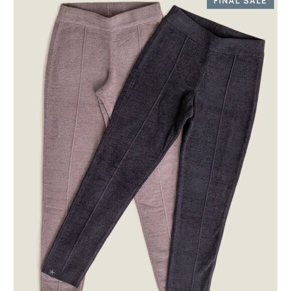 Barefoot Dreams CozyChic Ultra Lite® Youth Seamed Legging, black, size 6/7 - Picture 8 of 9